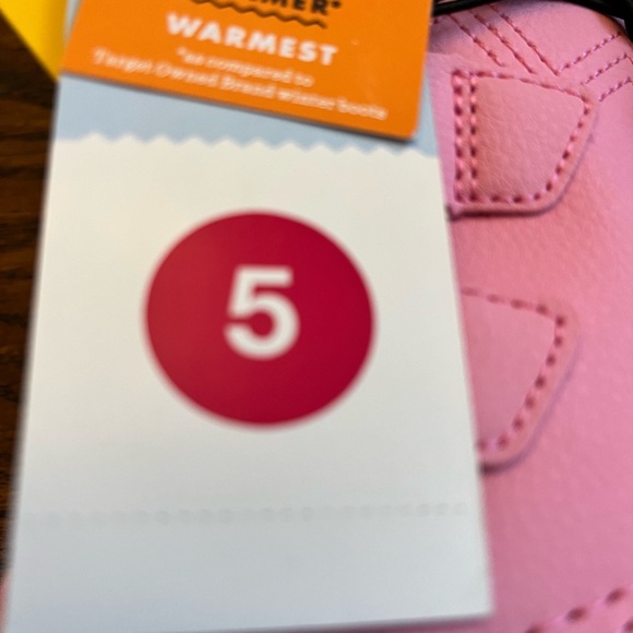 Girls Denver waterproof winter boots by Cat & Jack. - Picture 7 of 9